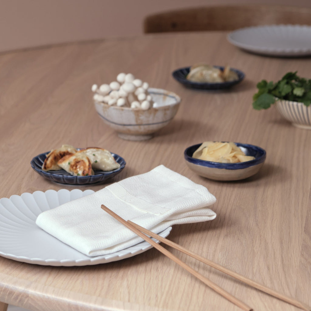 The Organic Company Dinner Napkins, Natural White