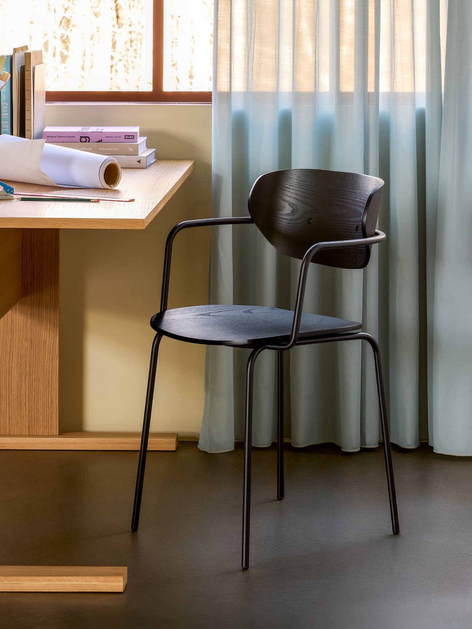 Hübsch Arch Dining Chair, Black