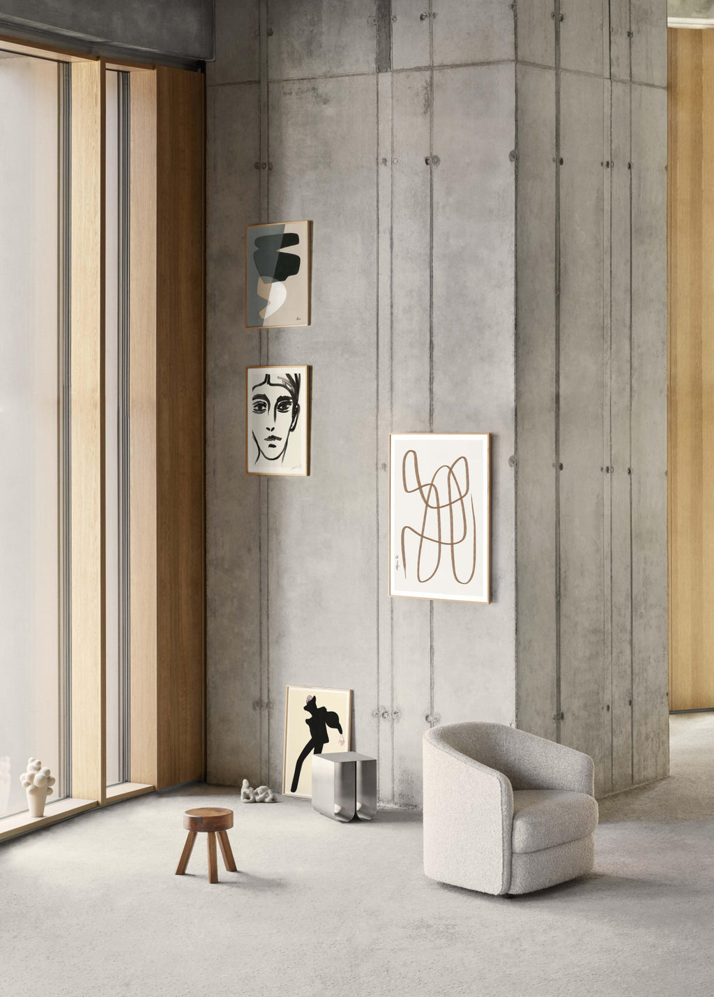 Paper Collective Composition 02 Poster, 50x70 Cm