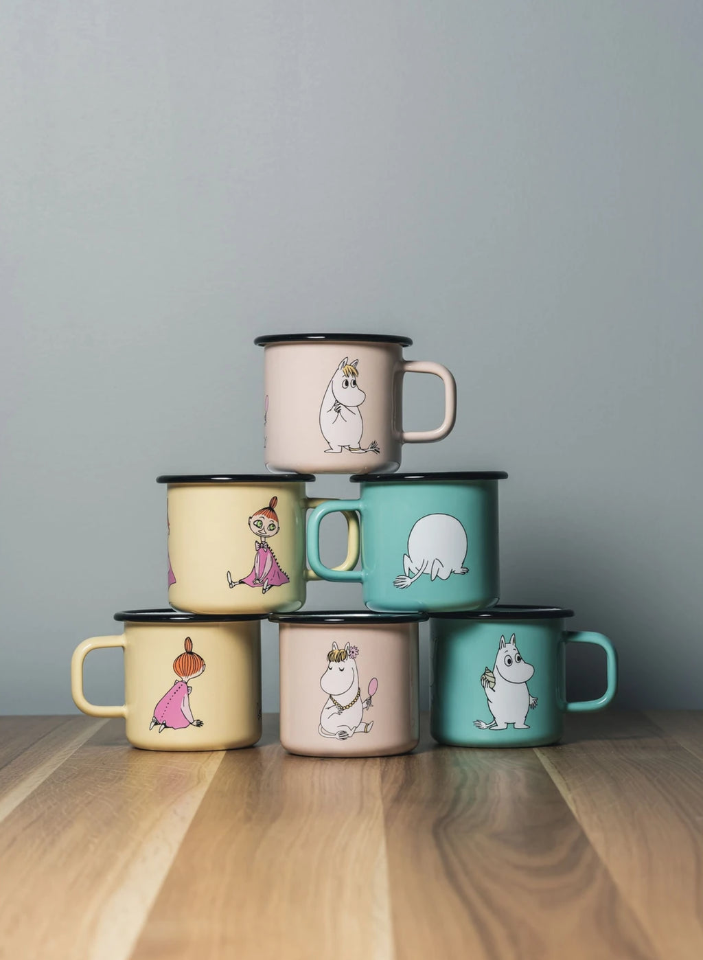 Muurla Moomin Retro Enamel Mug, Mymble