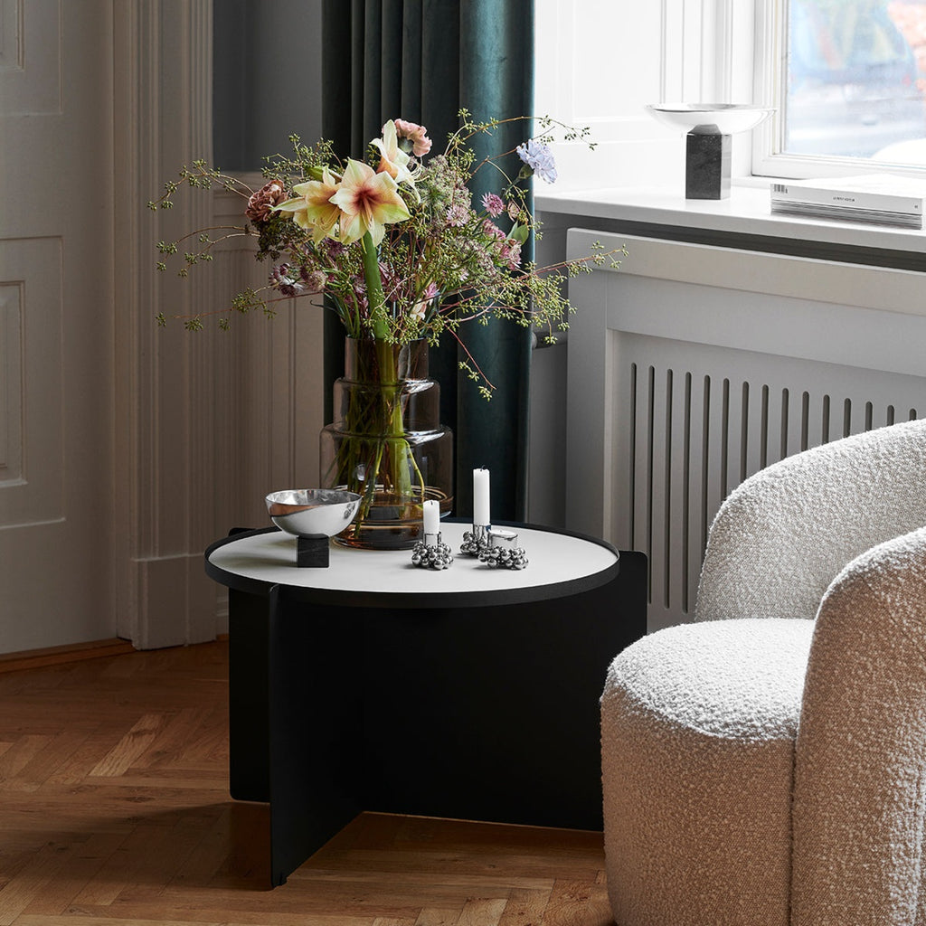 Gejst Svip Side Table Black - 60×42 Cm Steel/aluminium By C.f. Møller