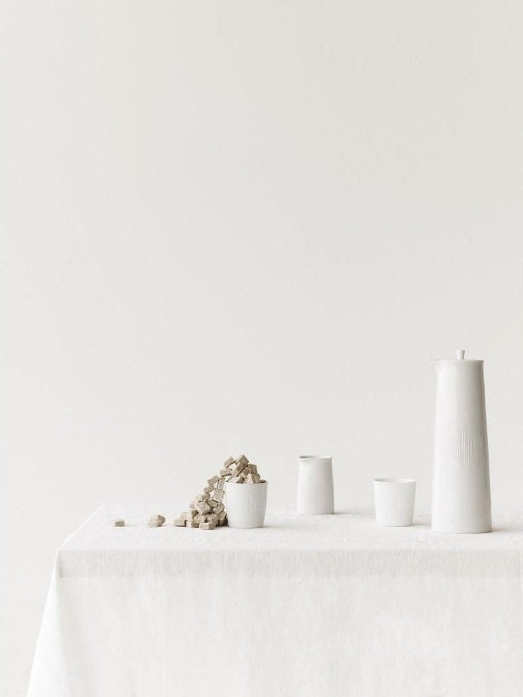 Lyngby Thermodan Mug With Saucer, White