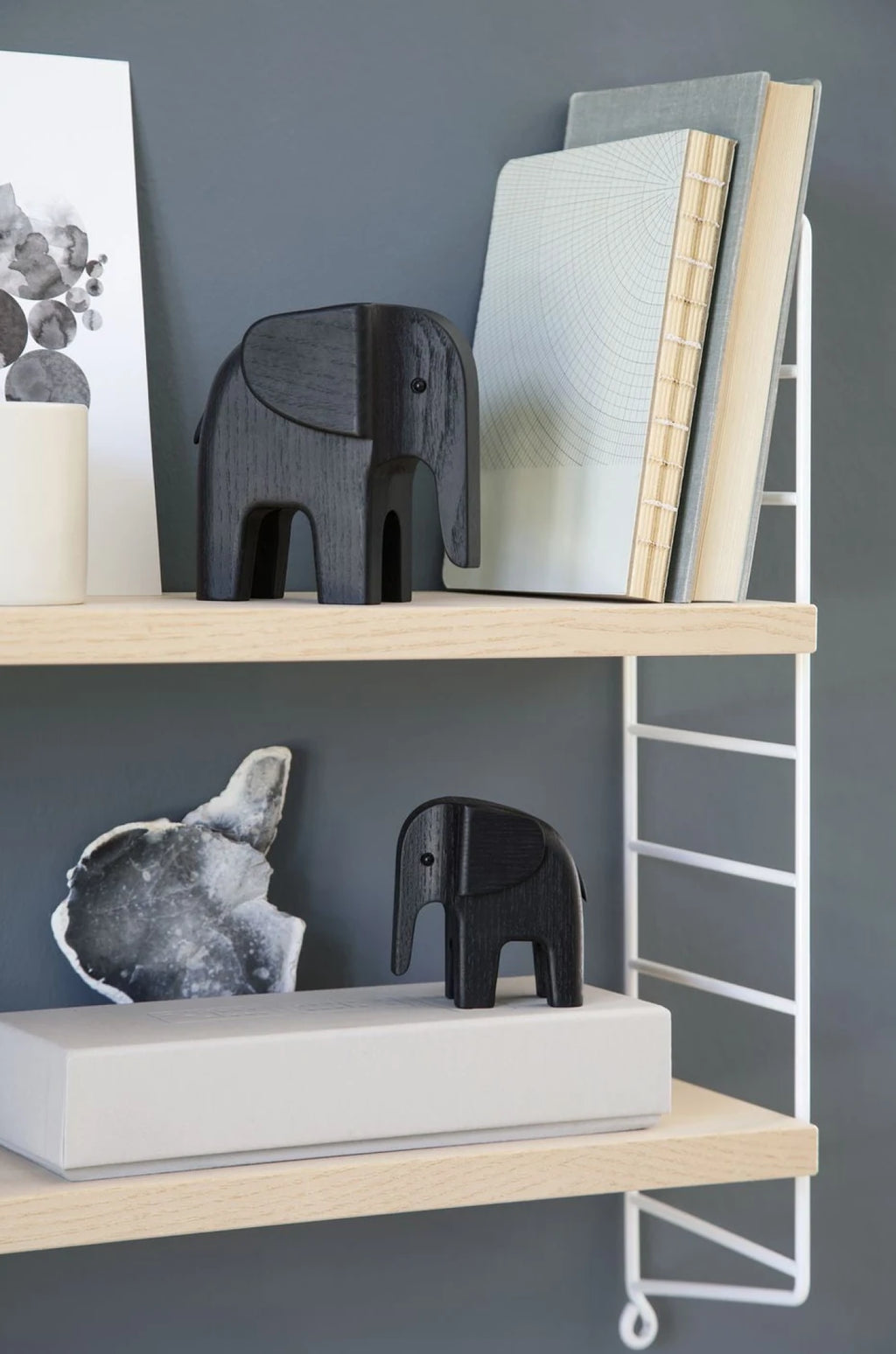 Novoform Design Elephant Decorative Figure, Ash Black