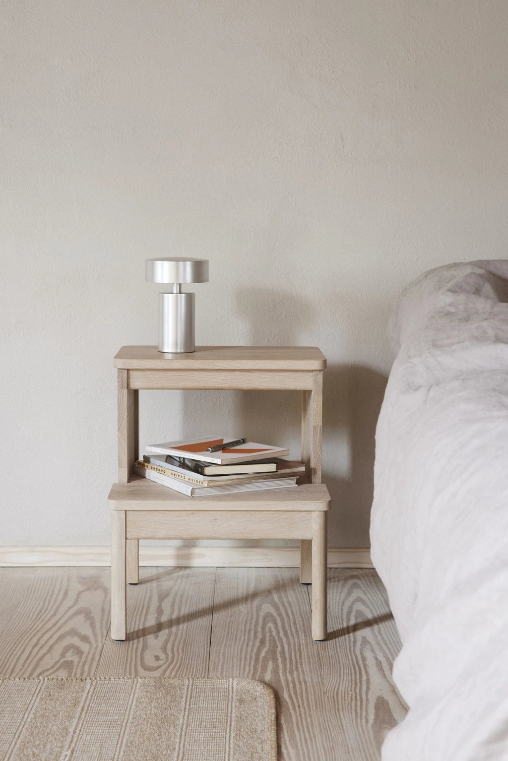 Form & Refine A Line Oak Stepstool - Natural Oiled Oak, Versatile Seat