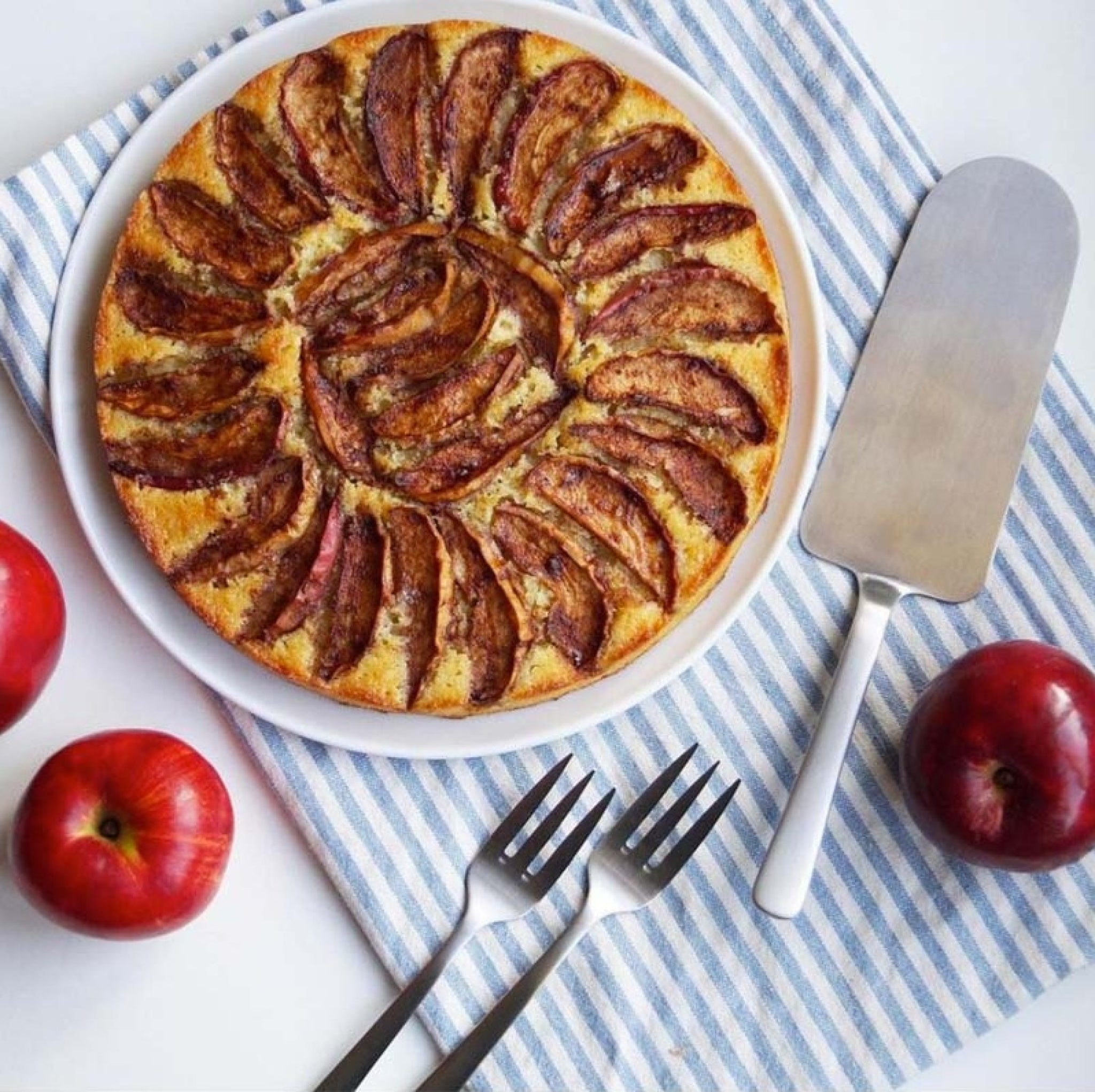 Kay Bojesen Cake Set, Matte Steel Stainless Steel