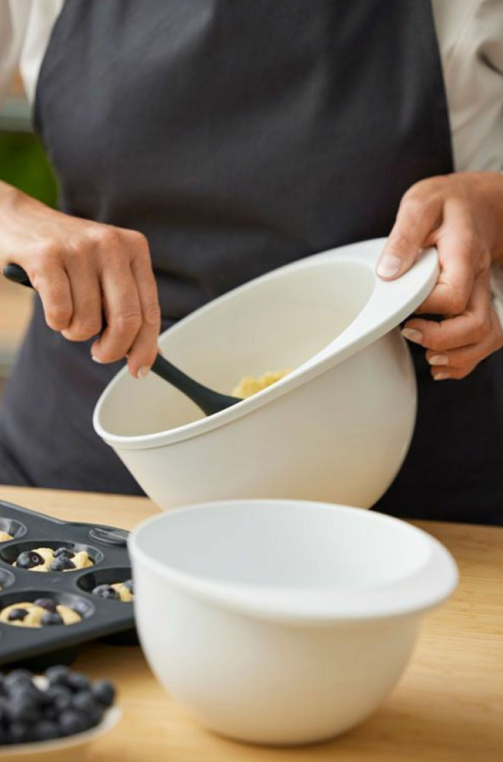 Blomsterbergs Mixing Bowl Set White, 2 pcs.