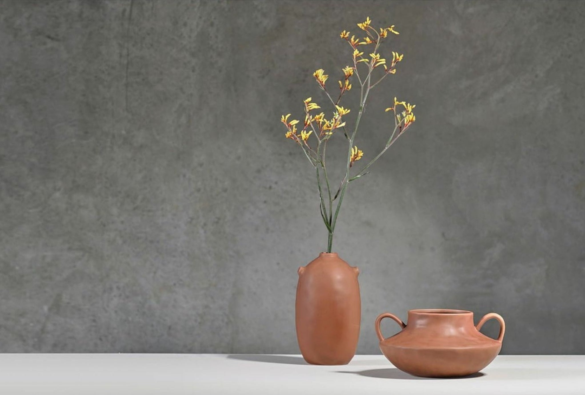 Villa Collection Vase With Handle, 31x29x16 Cm