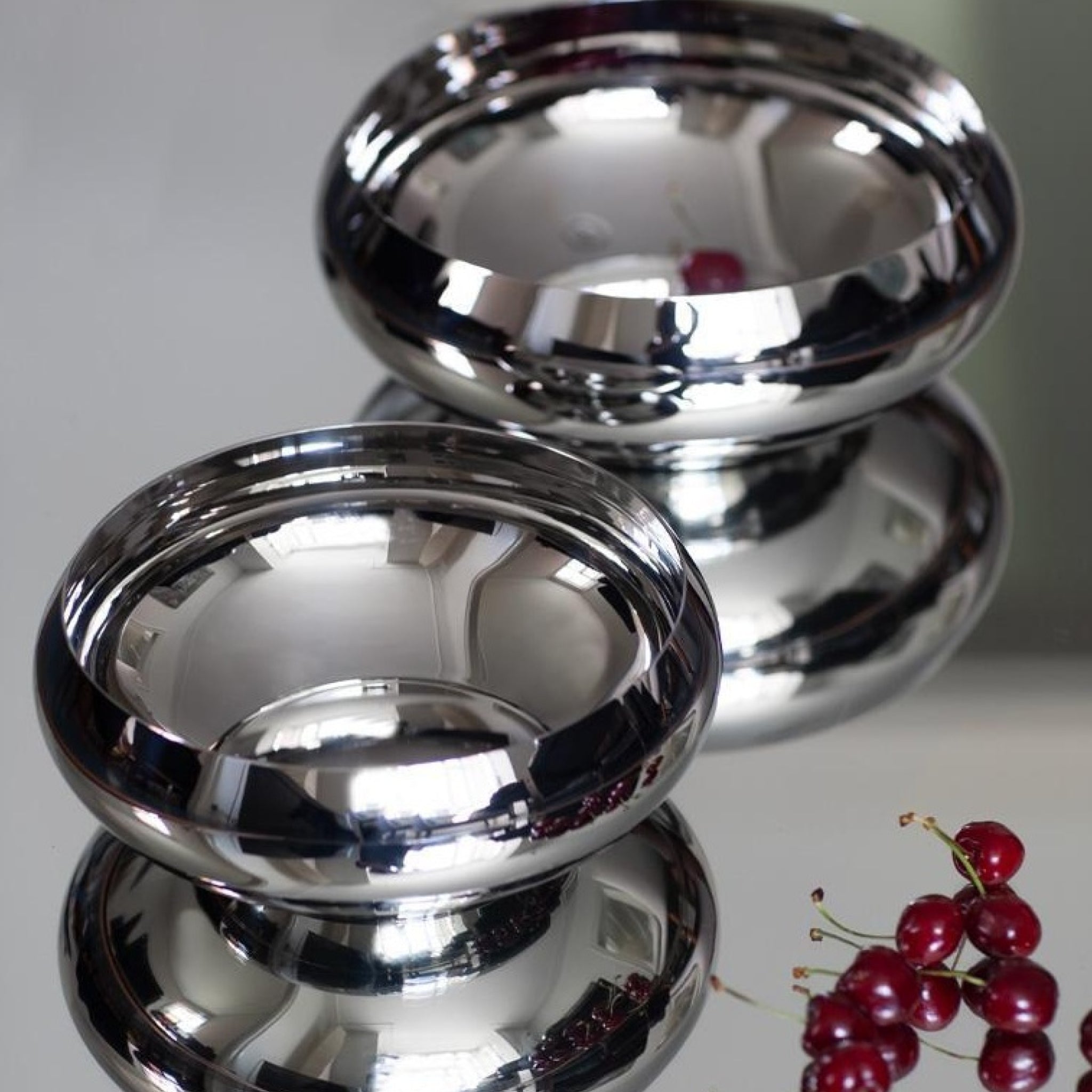 Kay Bojesen Nest Bowl made of Polished Steel, Small