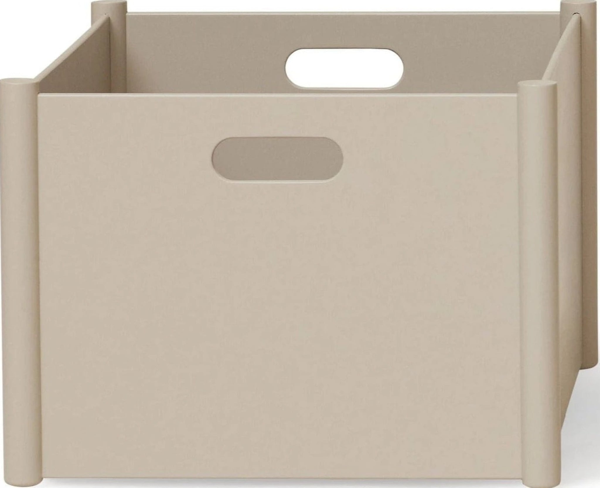 Form & Refine Pillar Storage Box Large. Warm Grey