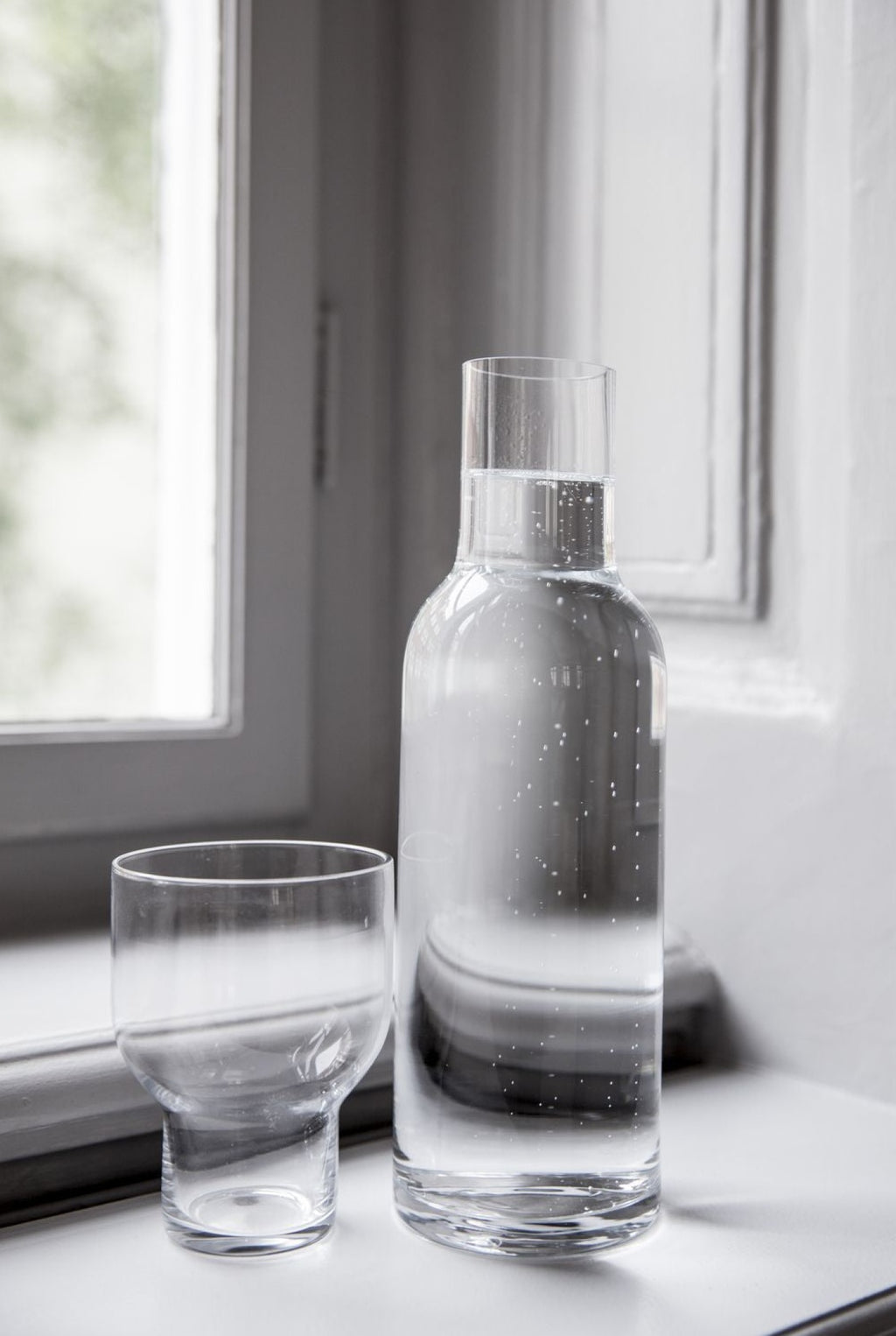 Audo Copenhagen Wine & Water Water Glass Brass, Smoke