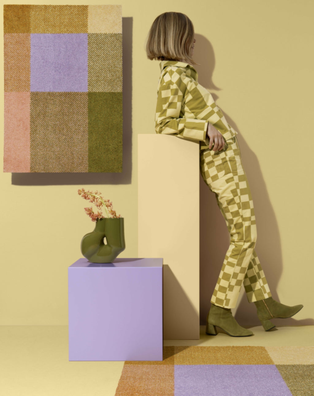 Heymat Mix Teklan Doormat 60x85 cm – Black PET Surface, Nitrile Backing