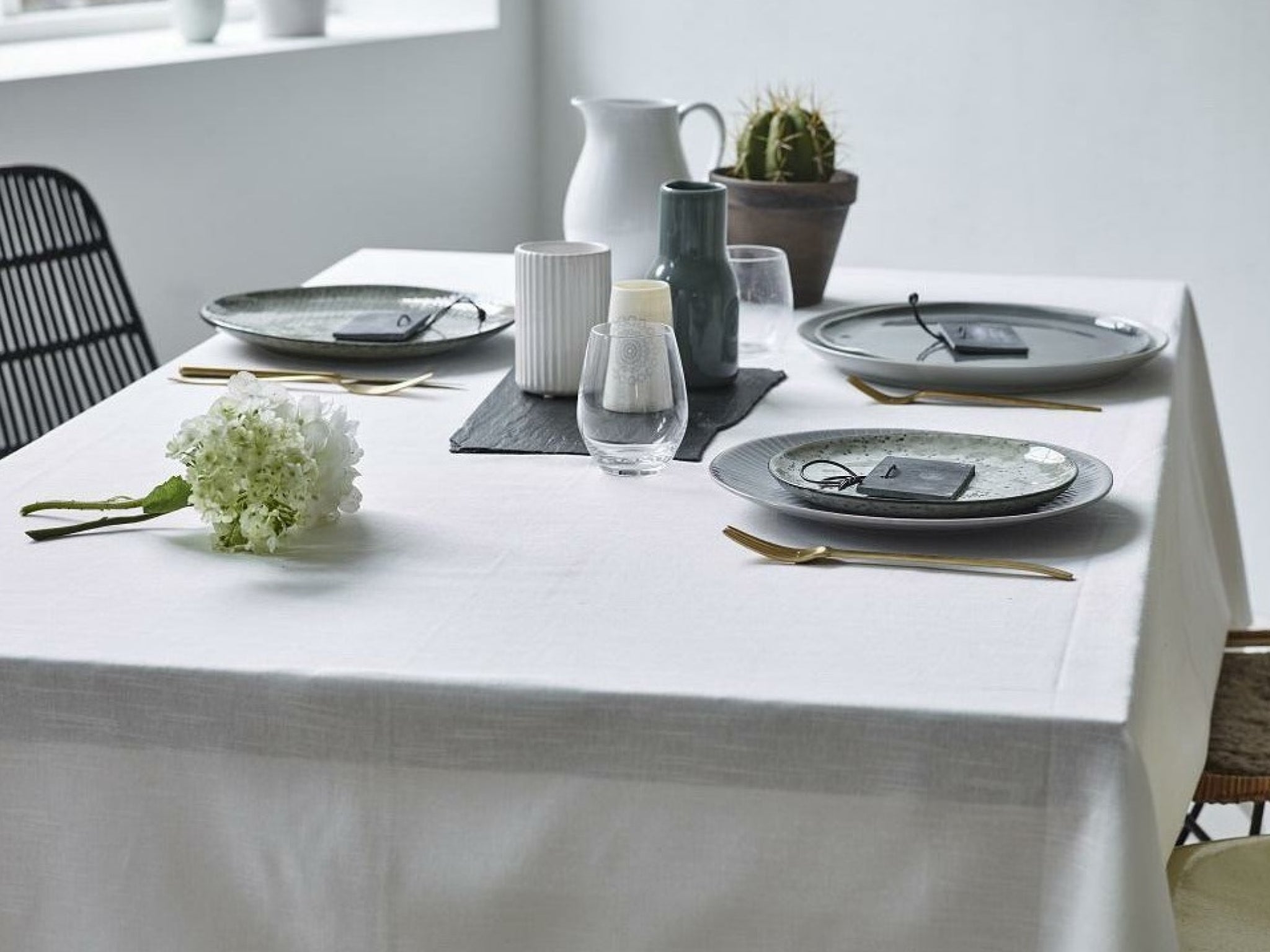 Juna Nature Placemat Grey, 43x30 Cm