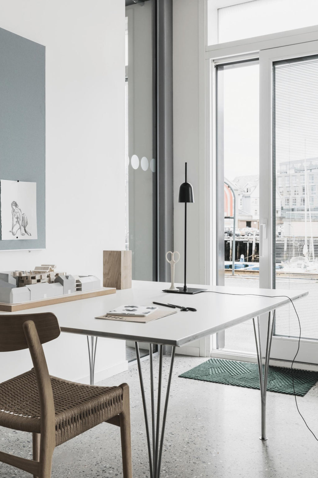 Heymat+ Strå Doormat 60x90 cm - Sandstone PET & Nitrile Rubber