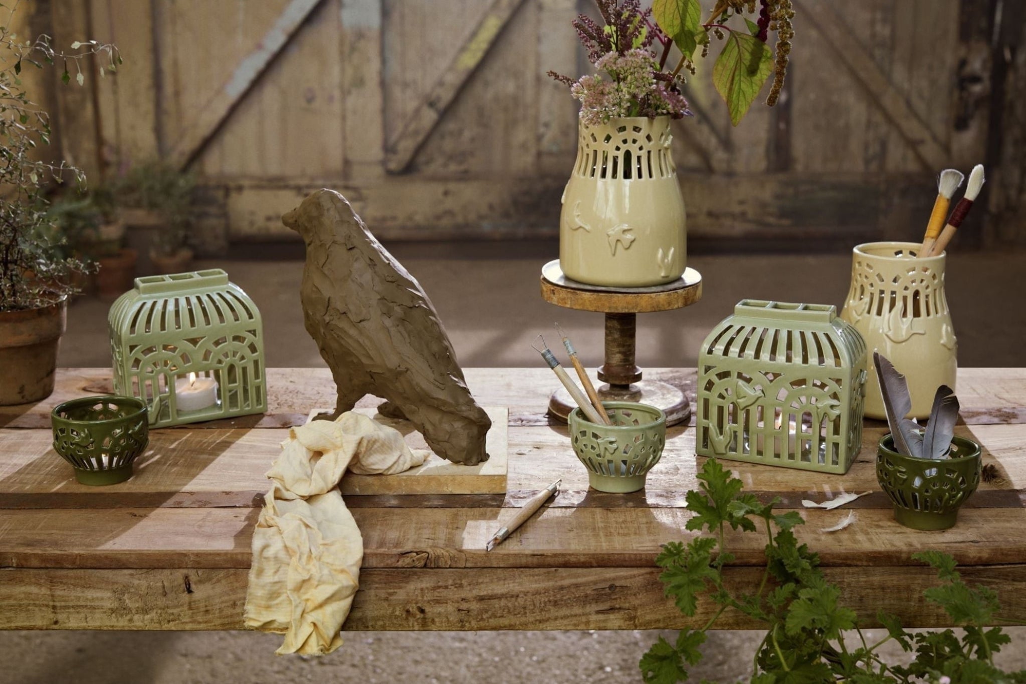 Kähler orangery vase 18 cm, sweet honey