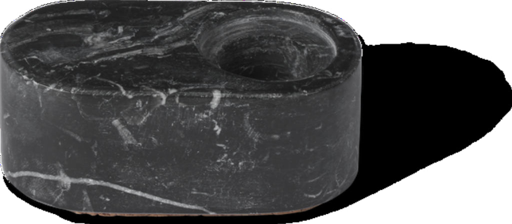 Spring Copenhagen Ovaali Candle Holder, Black