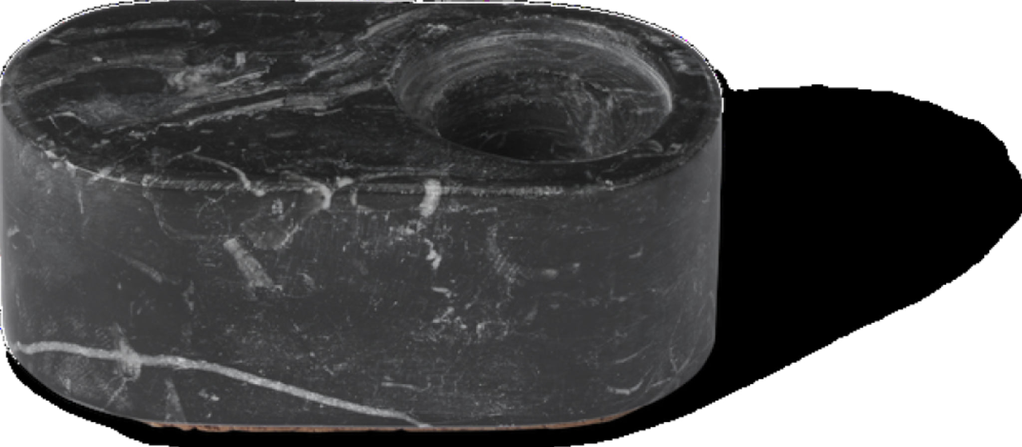 Spring Copenhagen Ovaali Candle Holder, Black