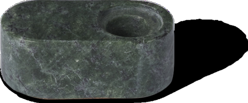 Spring Copenhagen Ovaali Candle Holder, Green