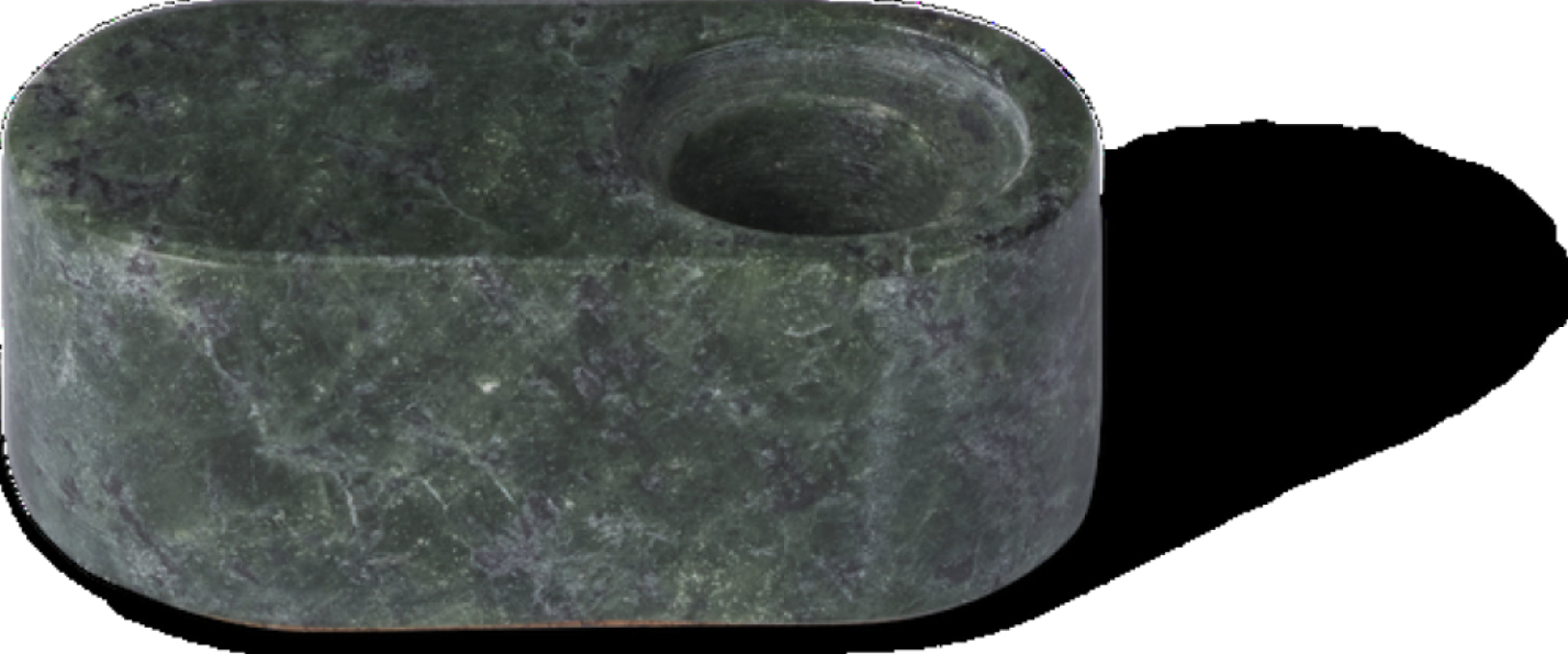 Spring Copenhagen Ovaali Candle Holder, Green