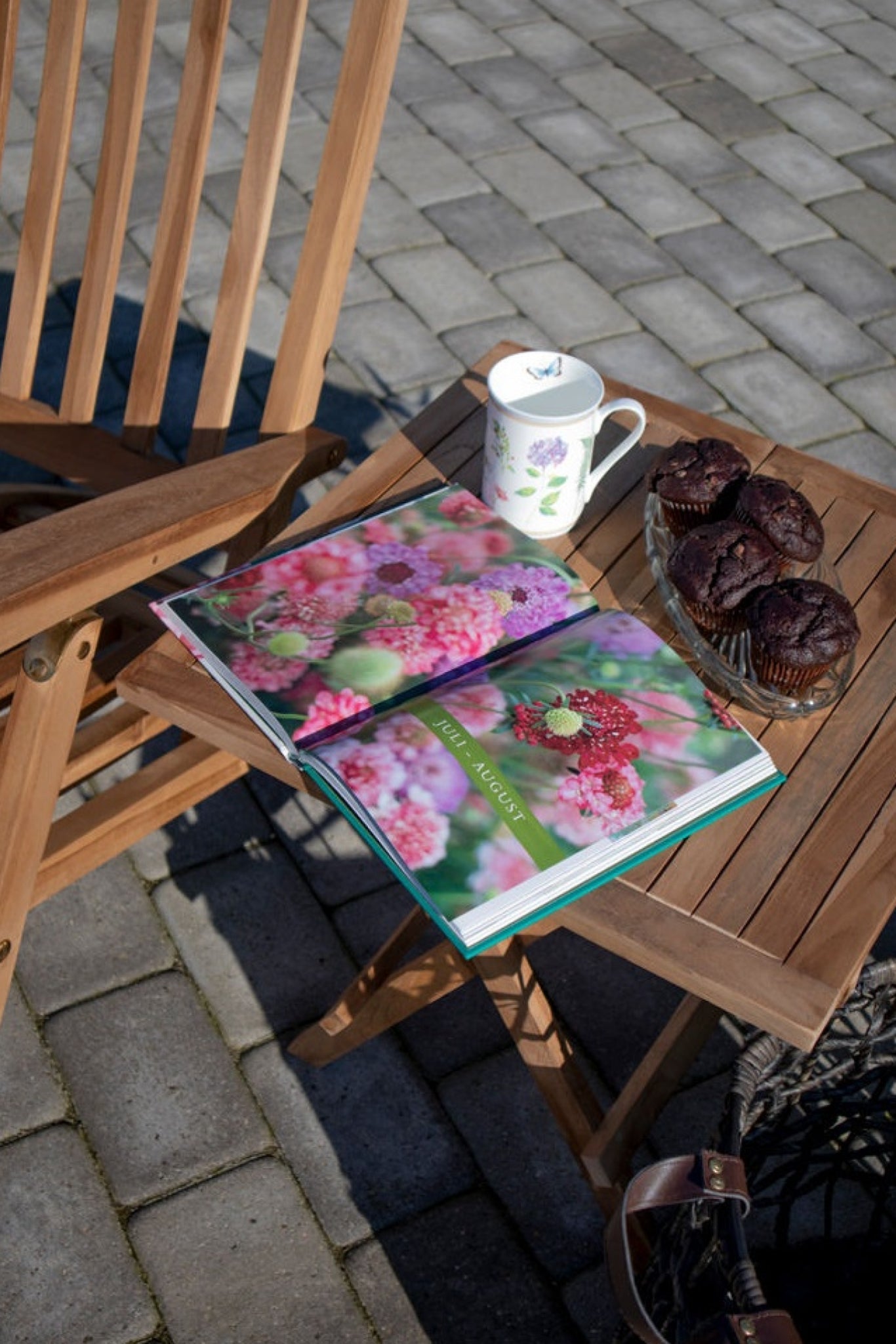 House Nordic Bilbao Teak Wood Side Table 50x50x50 cm Natural Finish