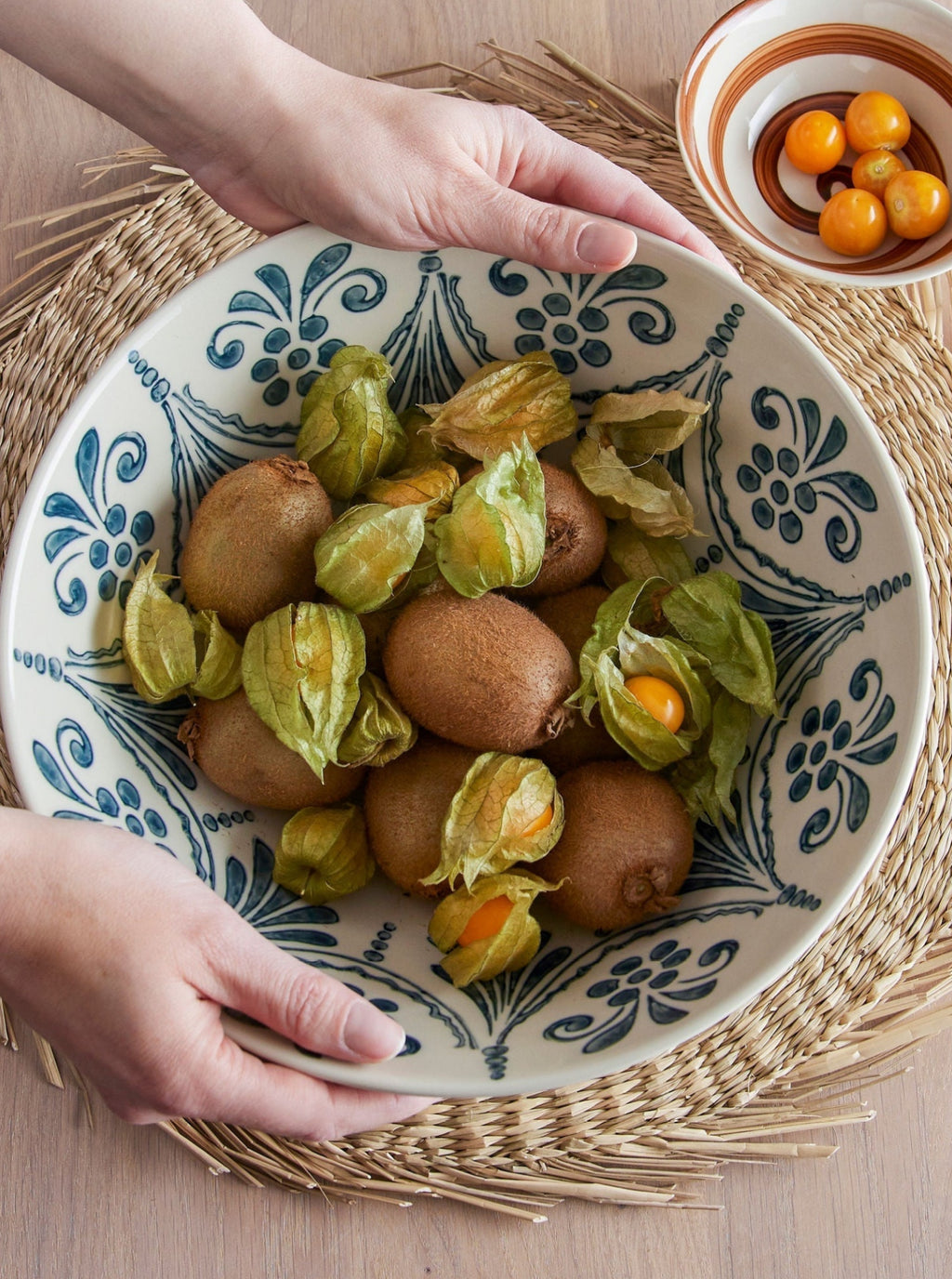 Bloomingville Heikki Bowl, Blue, Stoneware