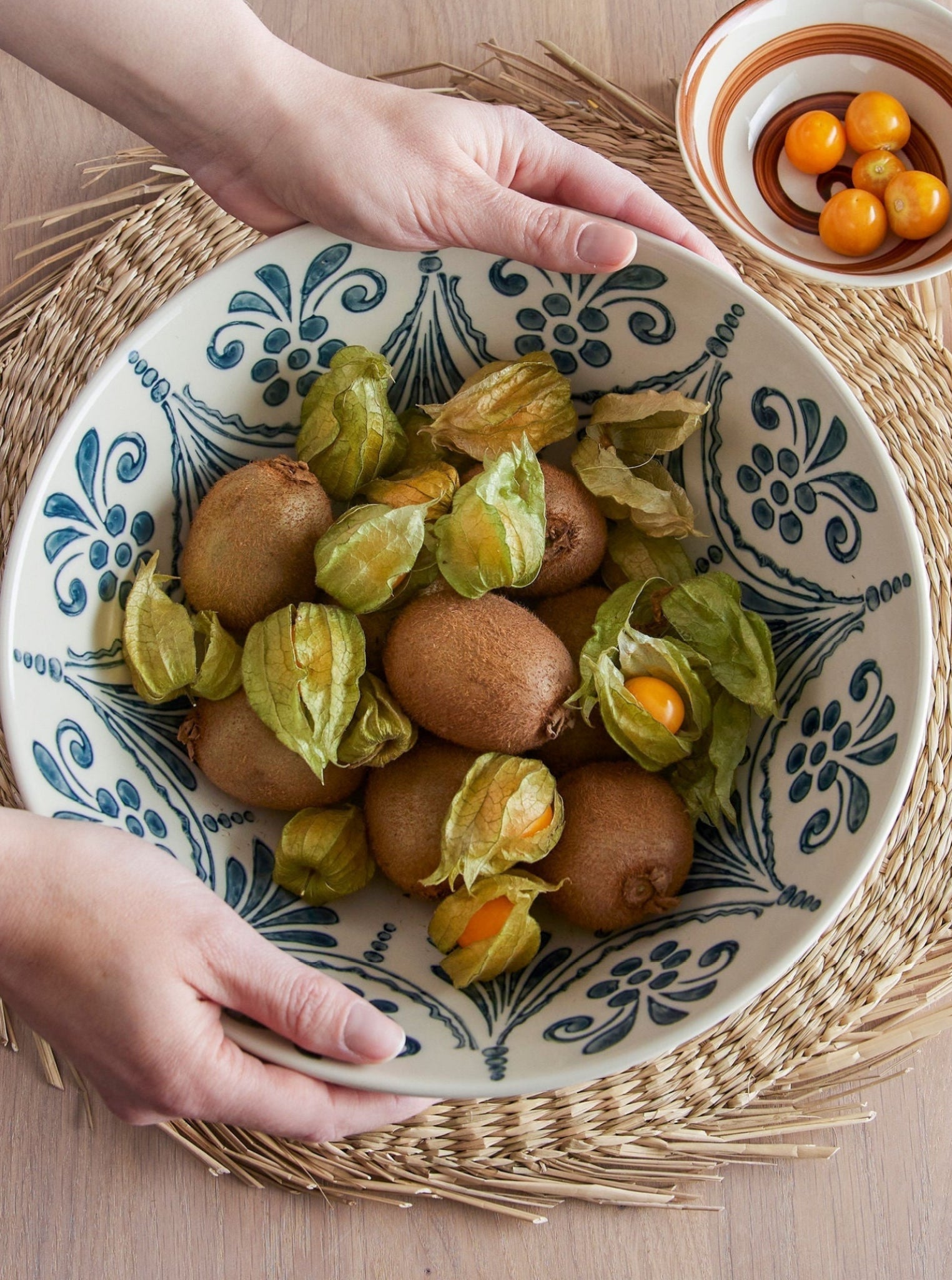 Bloomingville Heikki Bowl, Blue, Stoneware