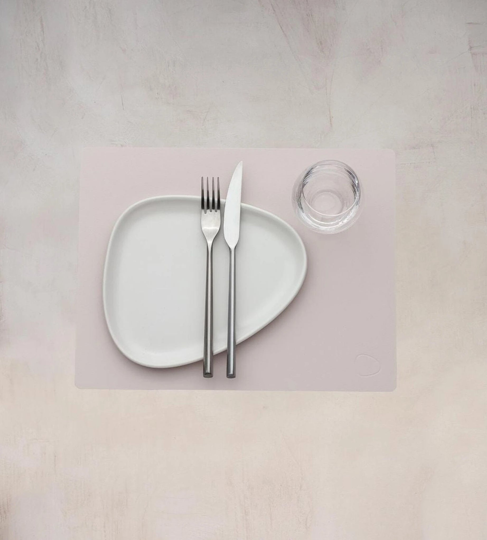 Lind DNA Square Placemat Nupo Leather M, Soft Nude