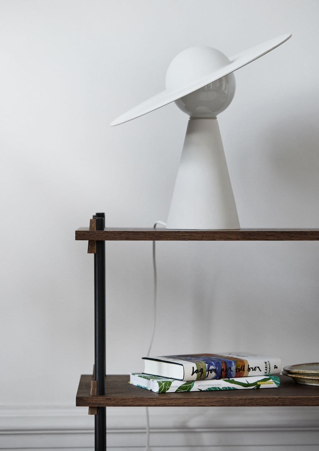 Moebe Ceramic Table Lamp, White