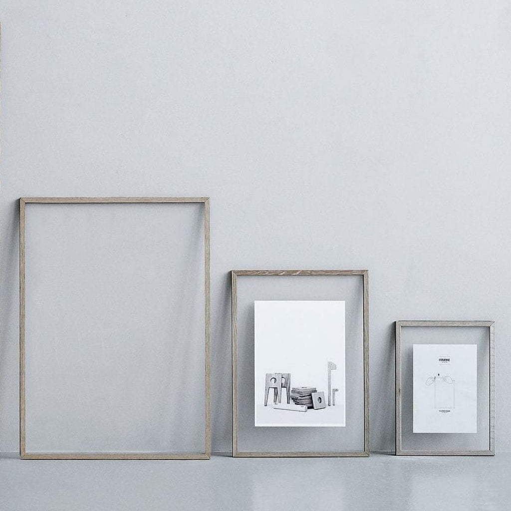 Moebe Frame 50x70 cm Oak - Stylish Acrylic Glass Frame Made in Europe