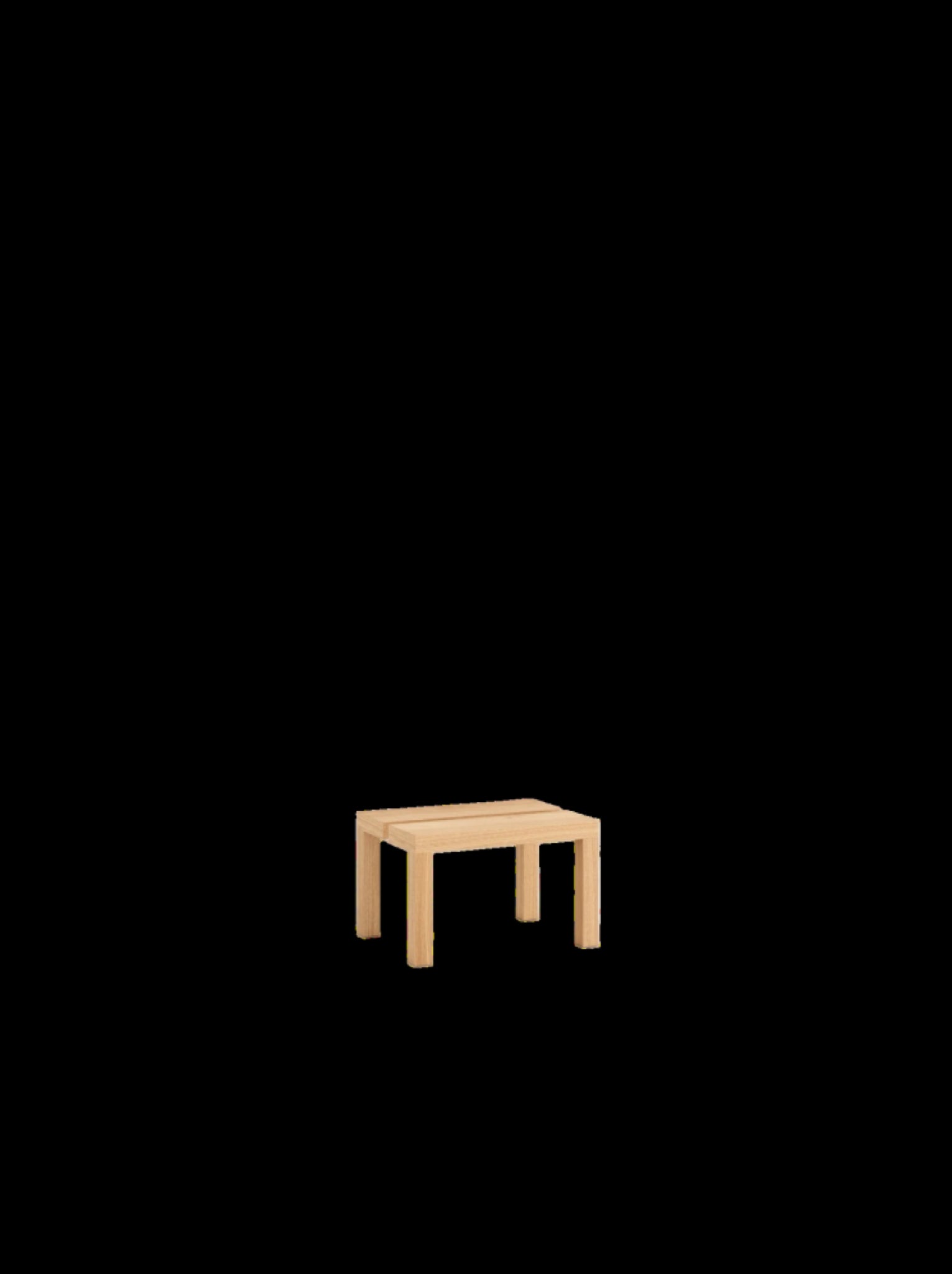 Moebe Peg Step Stool: Versatile, Stackable Oak Stool for Home Use