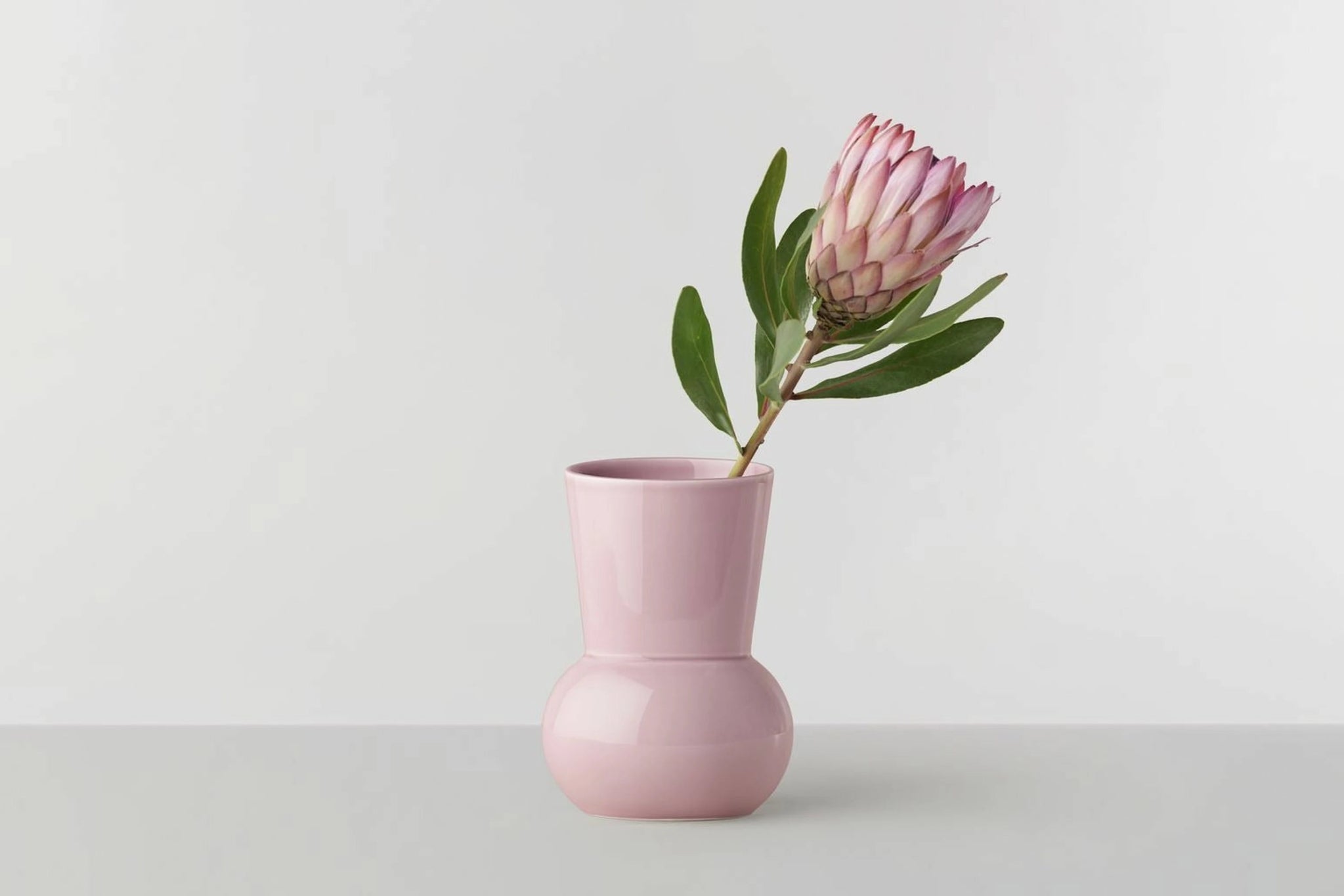 Ro Collection No. 66 Oval Vase, Pink
