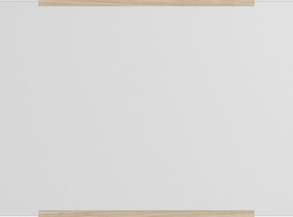 Moebe Rectangular Ash Wall Mirror 43.3x30 cm - Minimalist Nordic Design
