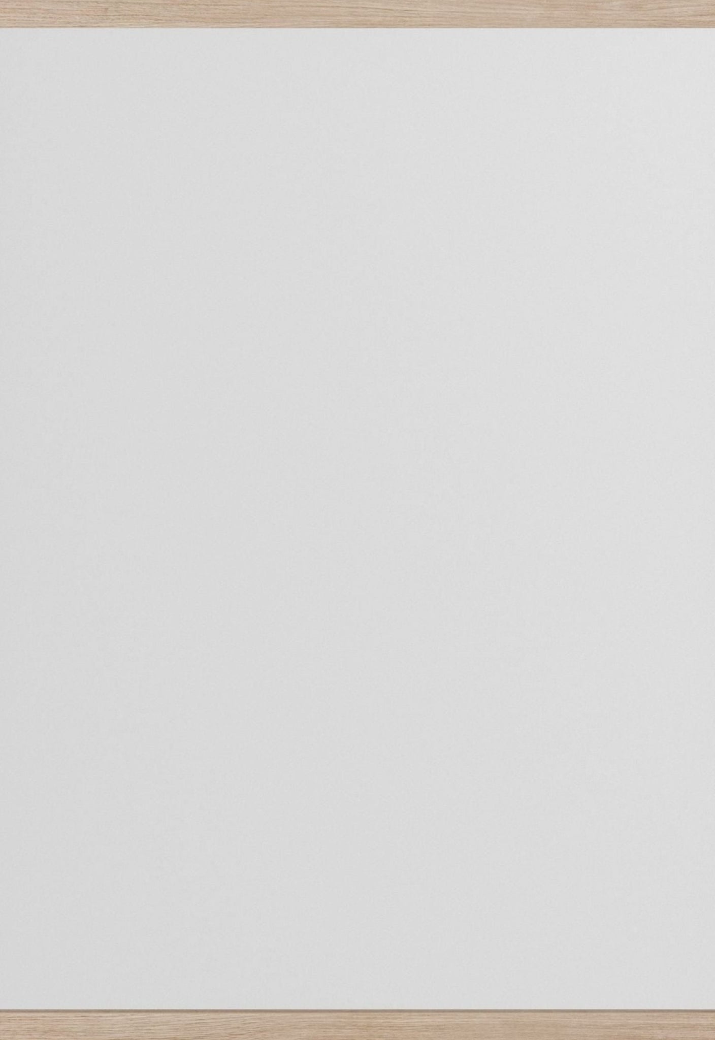 Moebe Rectangular Oak Wall Mirror 43.3x30 cm - Minimalist Nordic Design