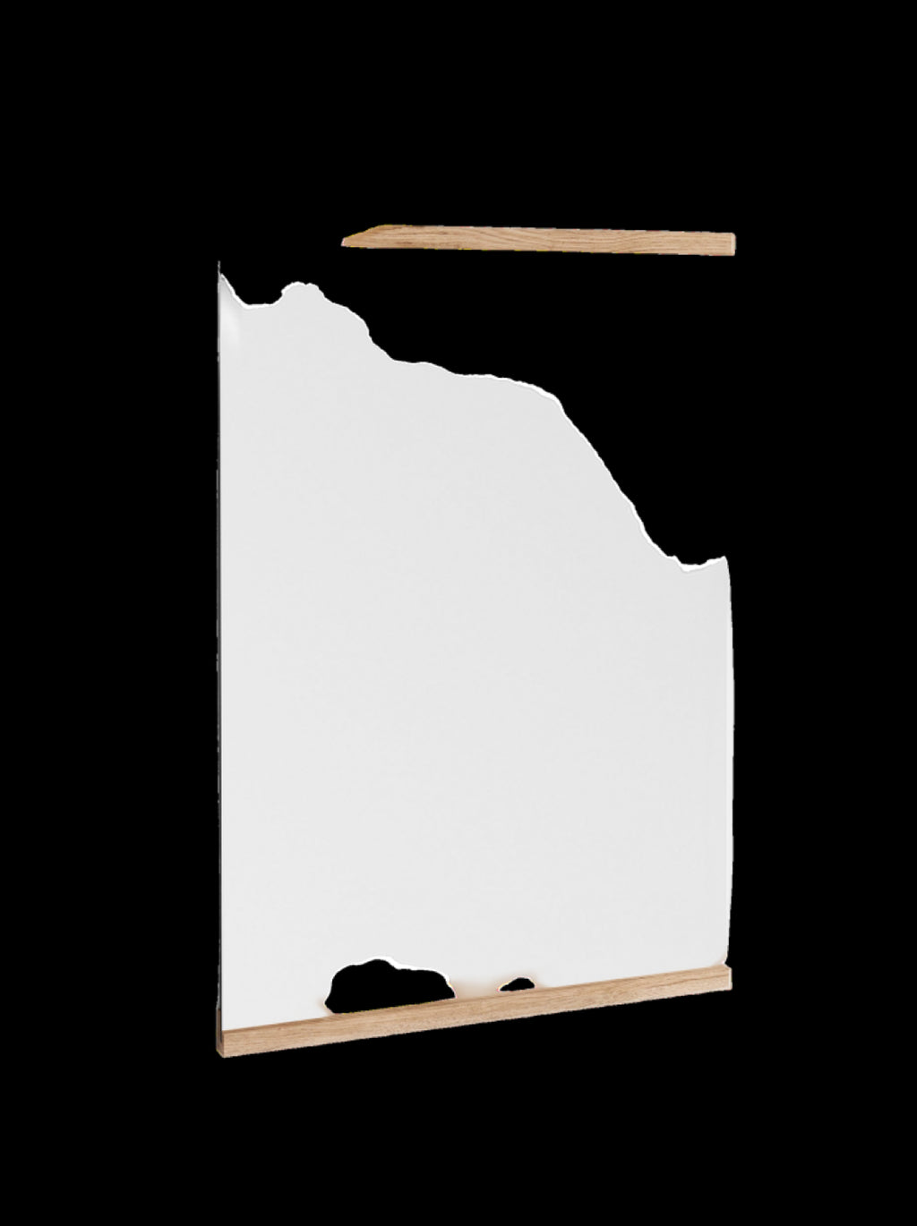 Moebe Rectangular Oak Wall Mirror 71.9x50 cm - Minimalist Nordic Design