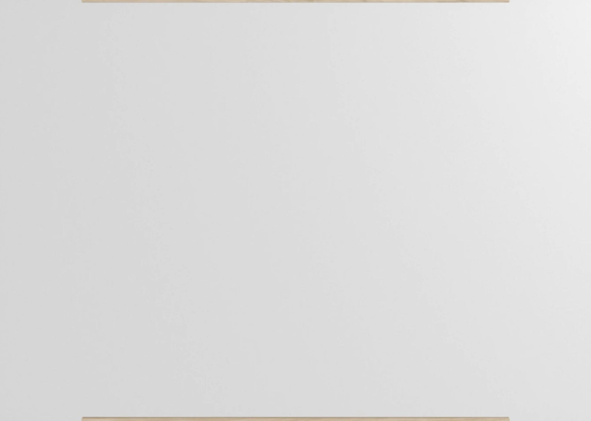 Minimalist Moebe Rectangular Wall Mirror in Ash - 101.8x70 cm