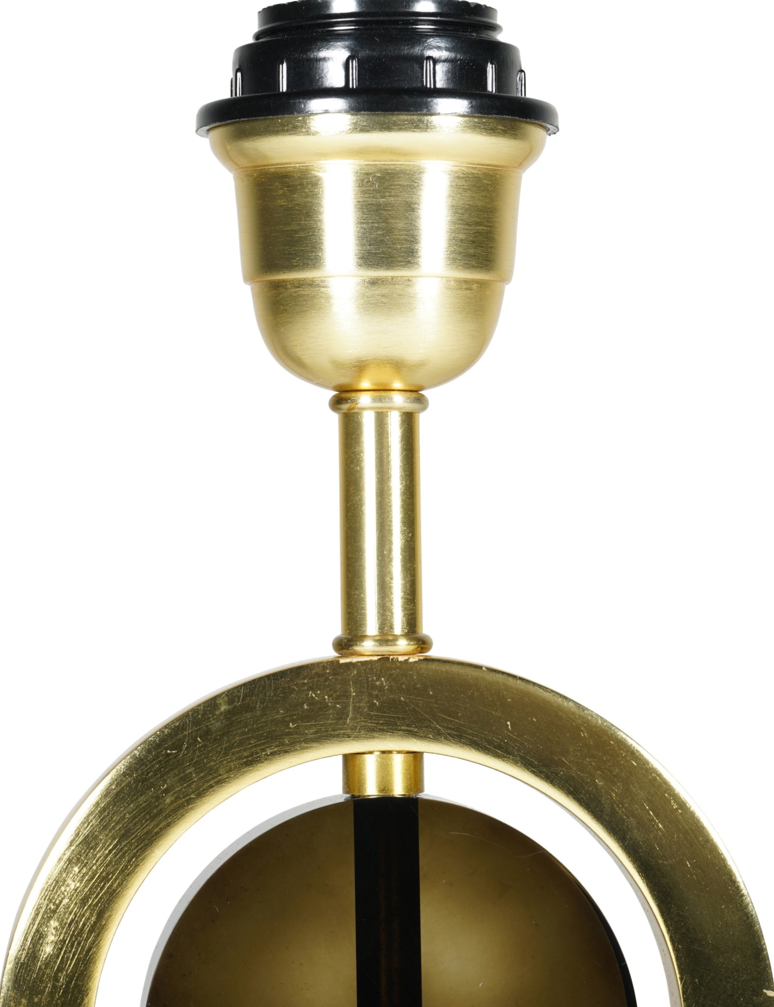 Authentic Models Art Deco Circle Lamp Circular Single, Gold