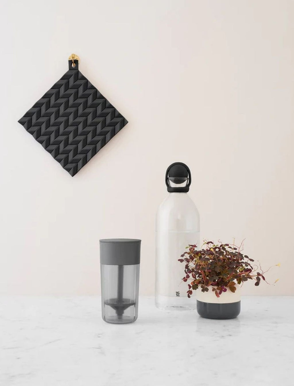 Rig Tig Hold On Potholders, Light Grey