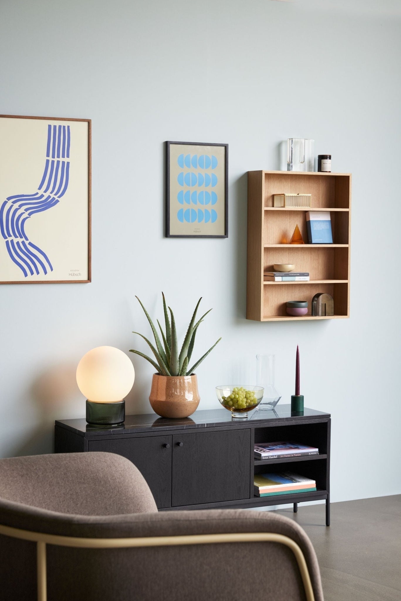 Hübsch Eyrie Lounge Chair Brow