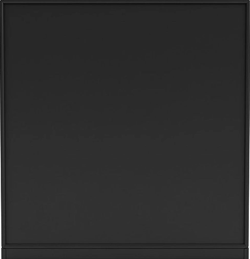 Montana Compile Decorative Shelf With 3 Cm Plinth, Black