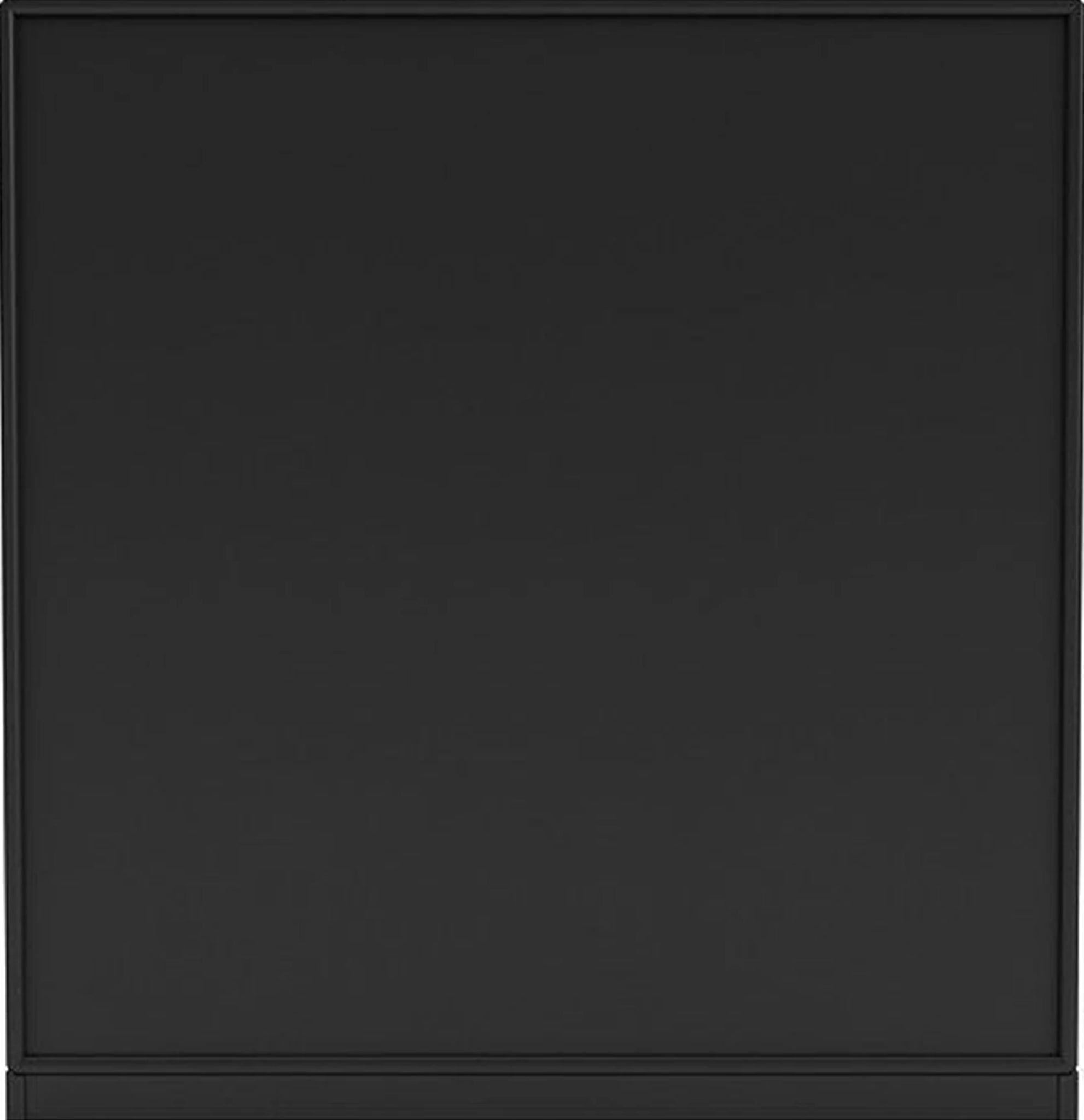 Montana Compile Decorative Shelf With 3 Cm Plinth, Black