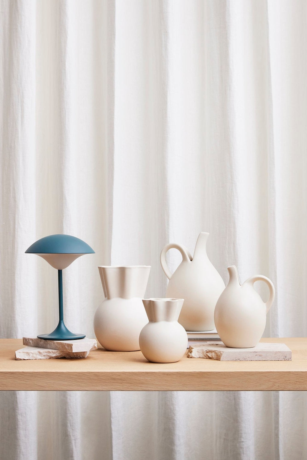 Spring Copenhagen Vase With Curved Top, 20cm