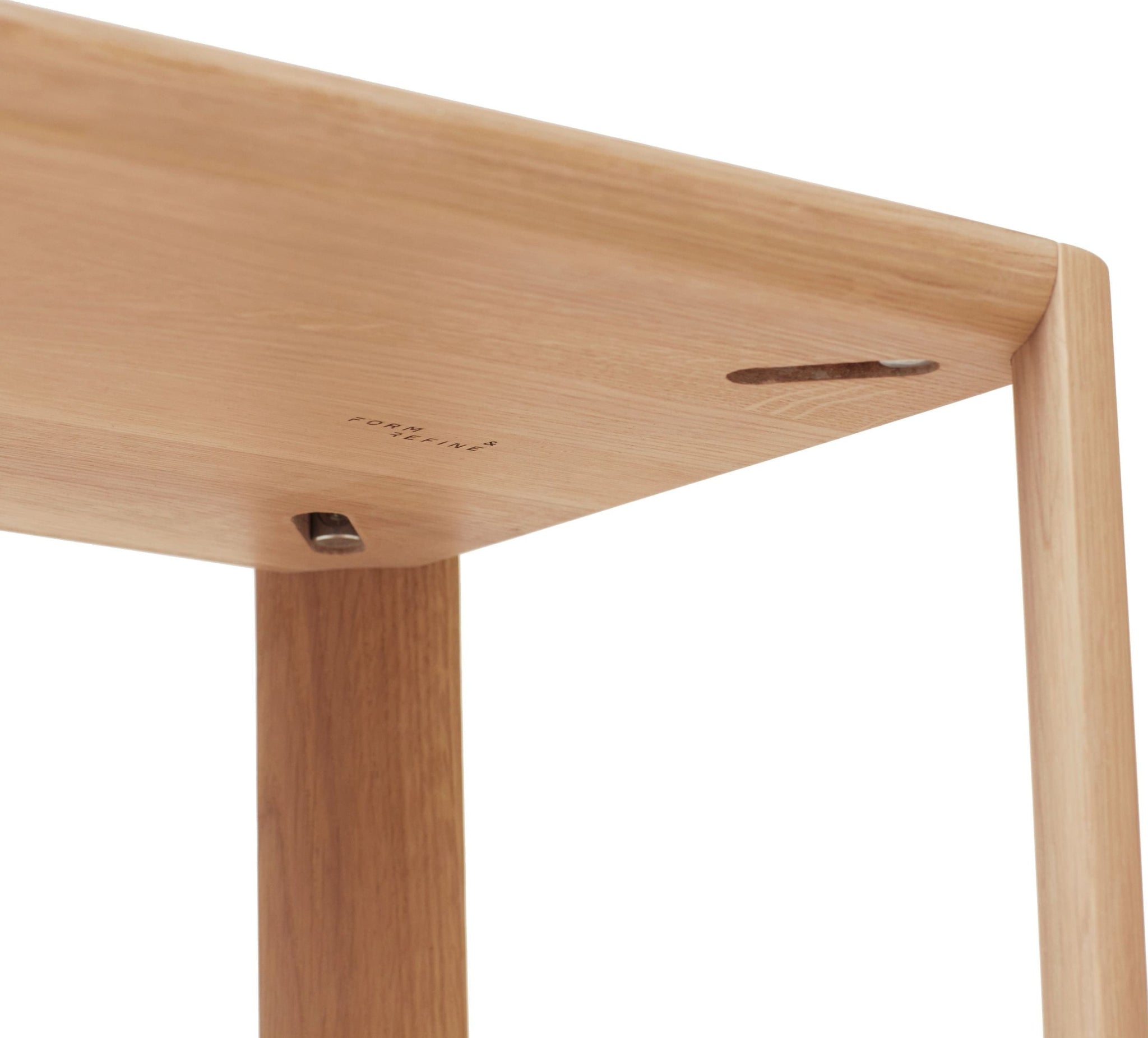 Form & Refine Leaf Shelf 1x3 — White Oiled Oak 100×30×92 Cm Room Divider