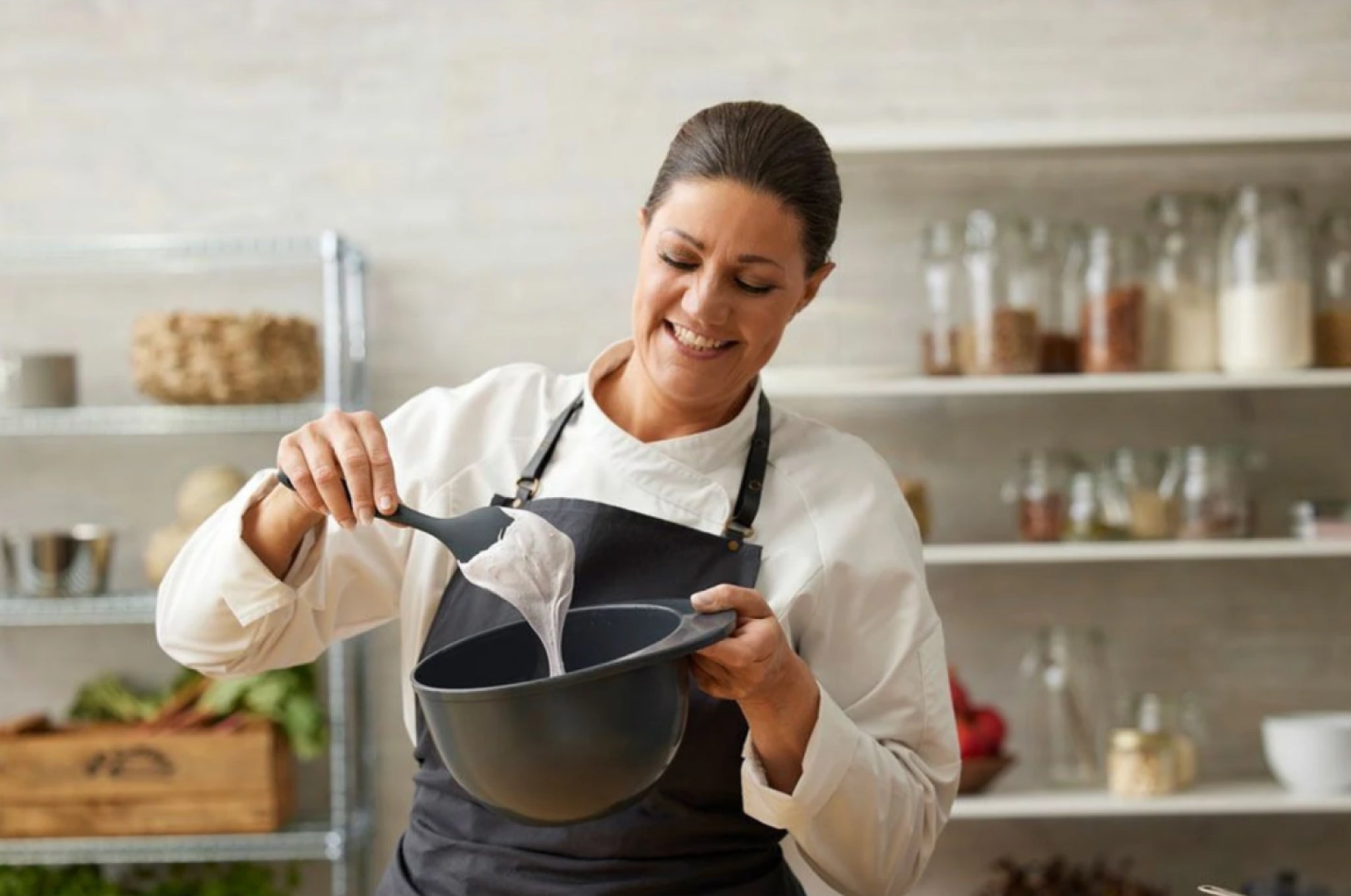 Blomsterbergs Mixing Bowl Set Grey, 2 pcs.