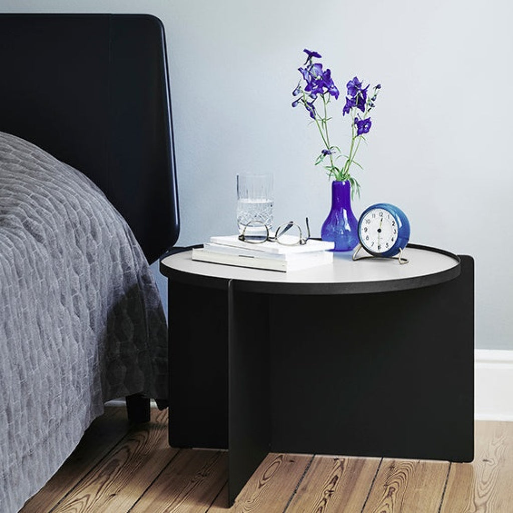 Gejst Svip Side Table Black - 60×42 Cm Steel/aluminium By C.f. Møller