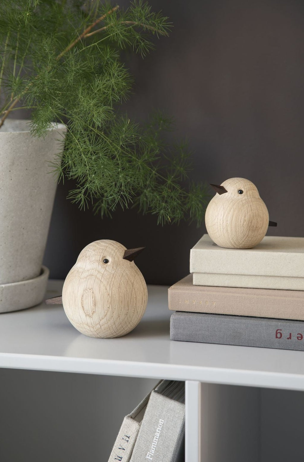 Novoform Design Papa Sparrow Decorative Figure, Natural Oak