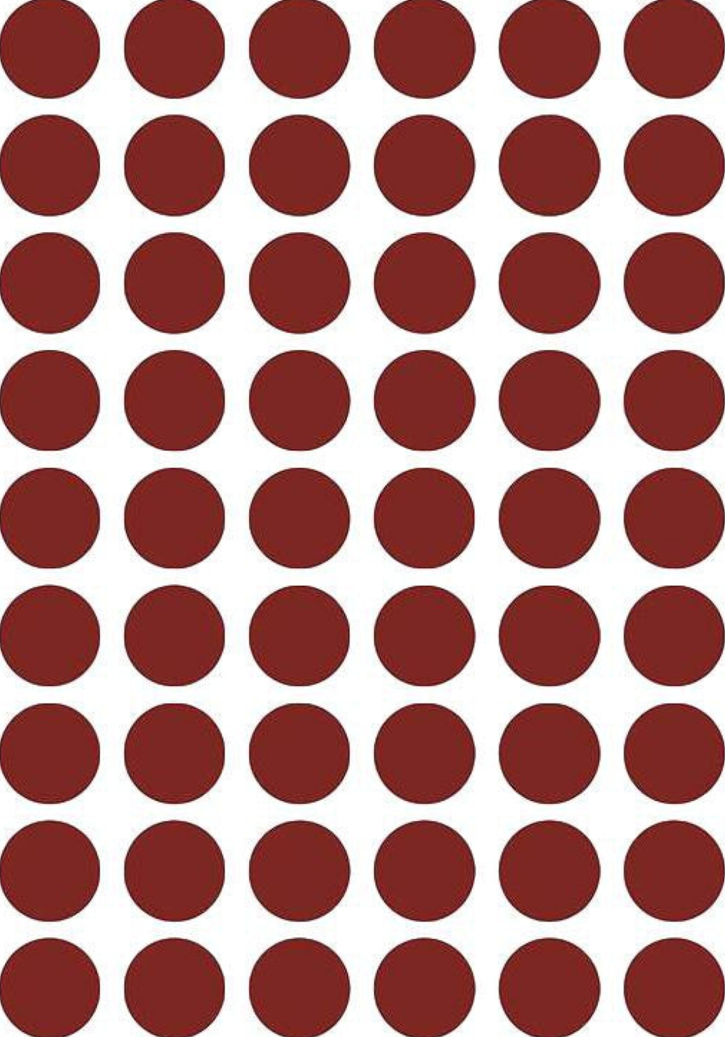 Ferm Living Dots Wallsticker, Red