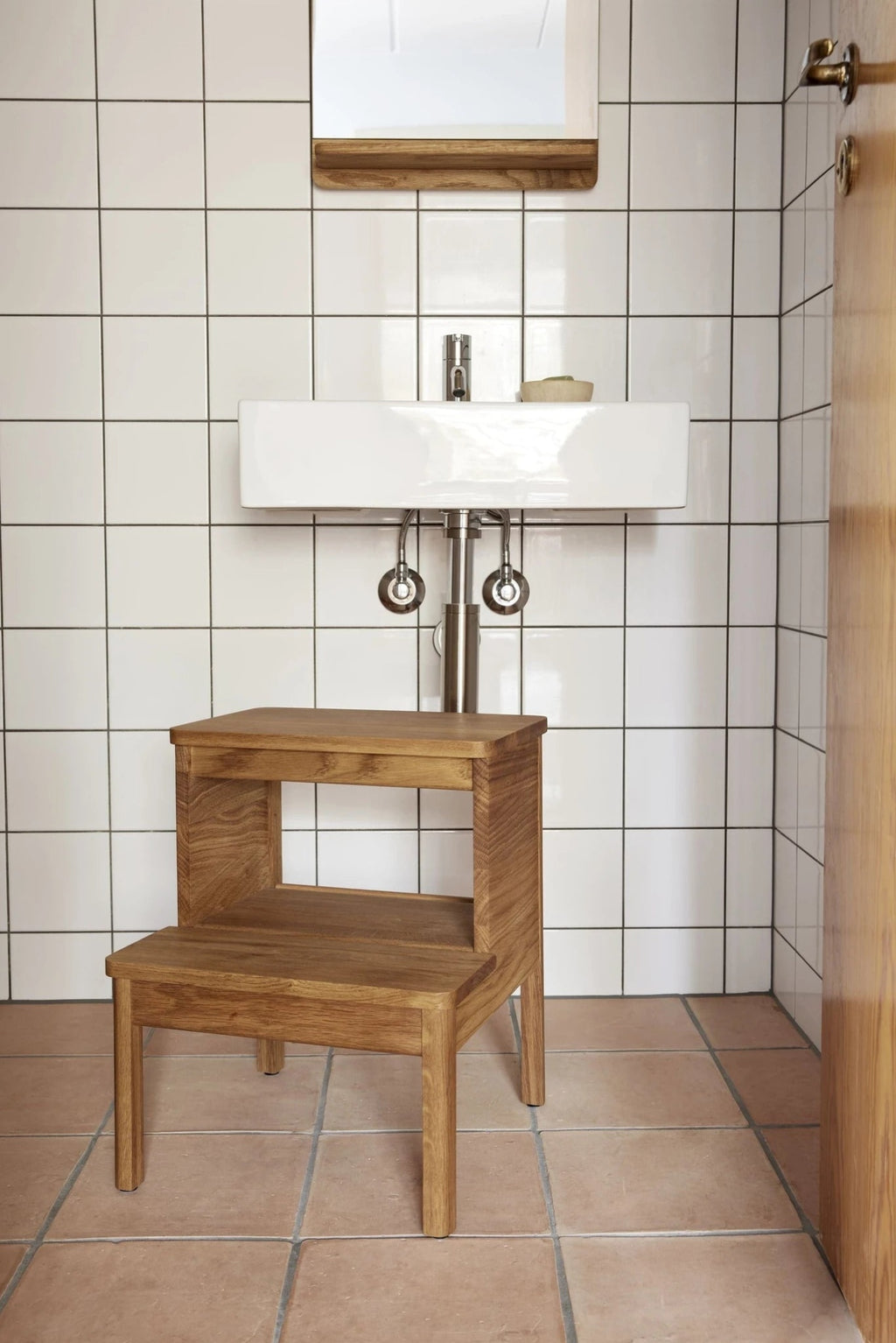 Form & Refine A Line Oak Stepstool - Natural Oiled Oak, Versatile Seat