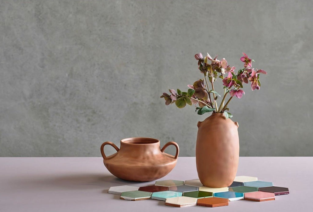 Villa Collection Vase With Handle, 31x29x16 Cm