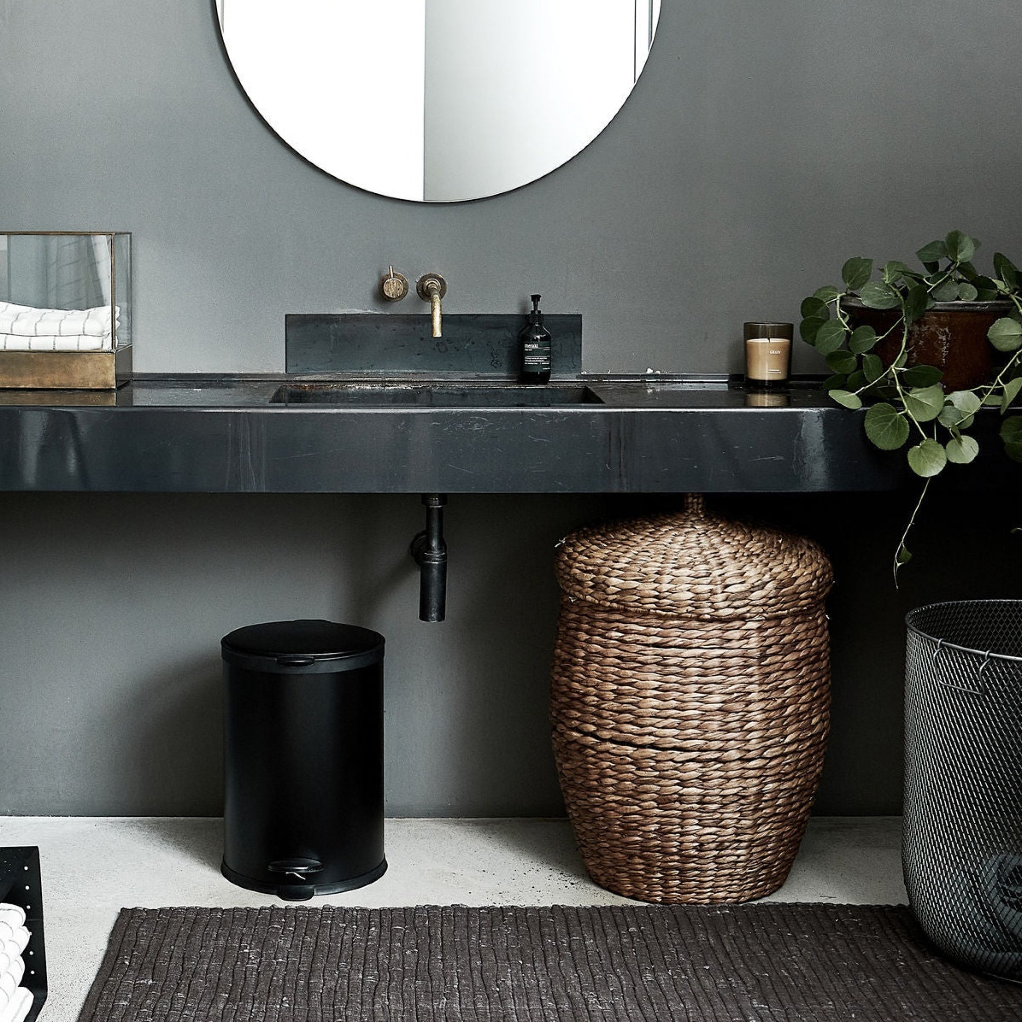 House Doctor Rug, Hd Chindi, Grey