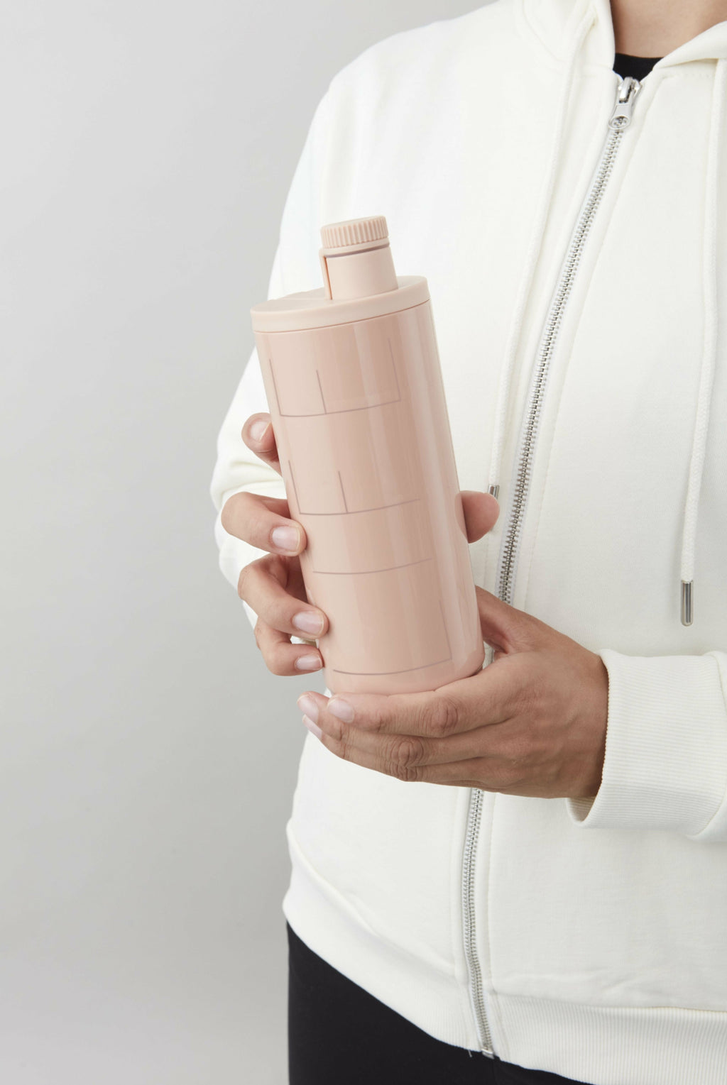 Design Letters Sports Bottle 500 ml, nude