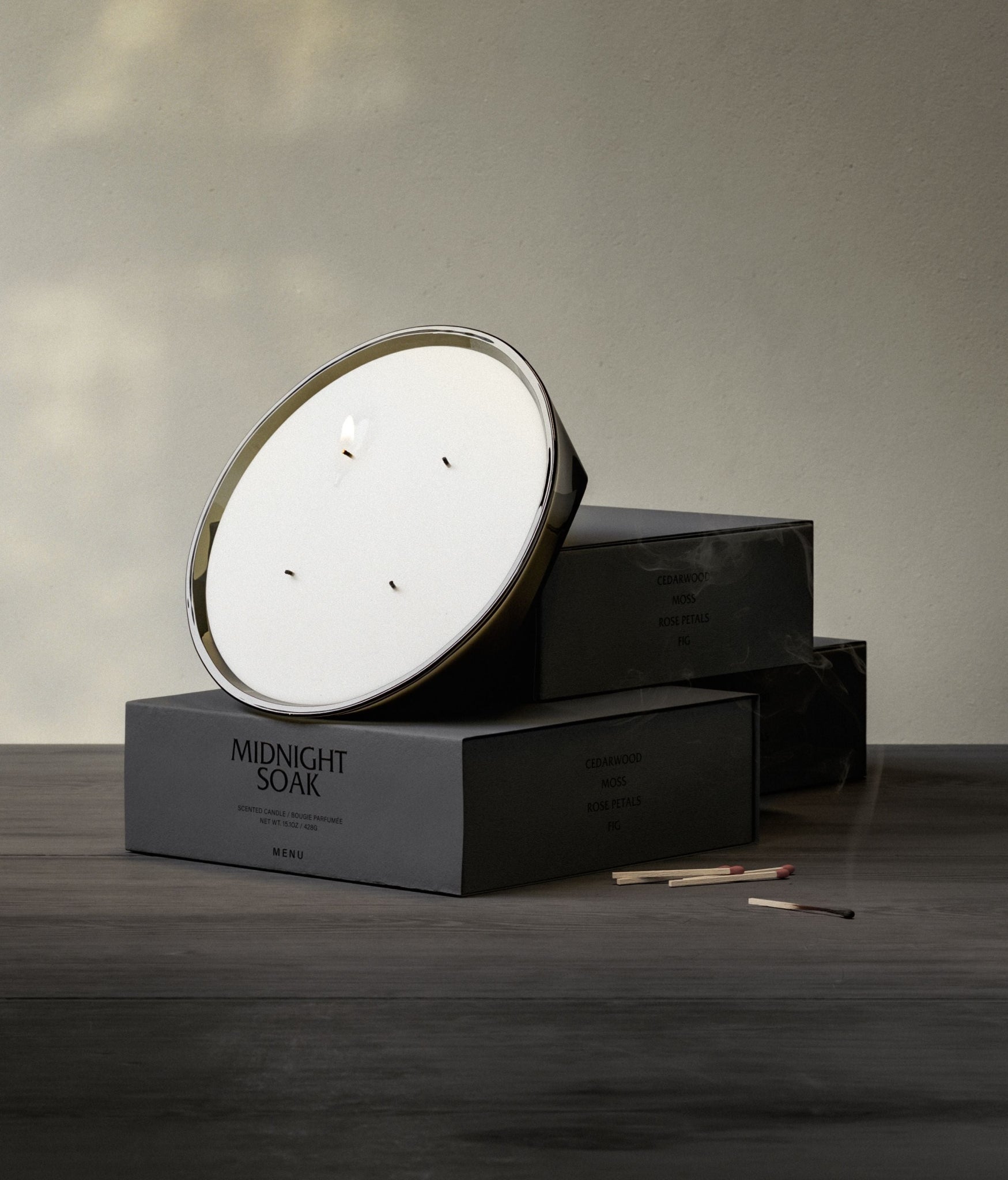 Audo Copenhagen Olfacte Scented Candle Midnight Soak, 525g